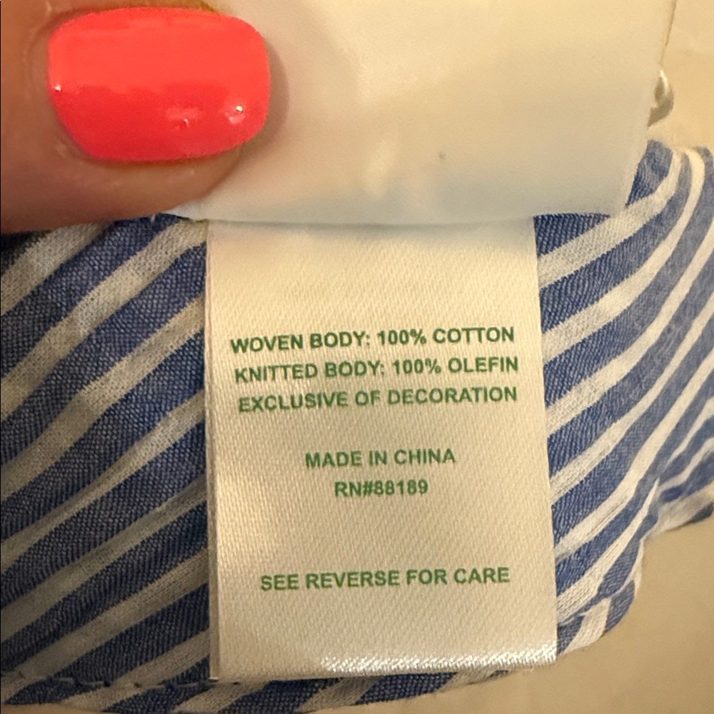 Lilly Pulitzer Gold and Blue Women's Visor - Picture 9 of 9